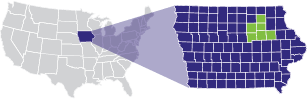 Cedar Valley region in the United States